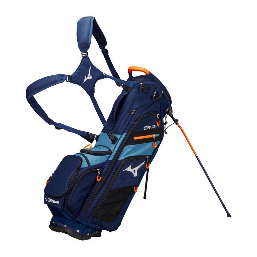 Mochila Mizuno BR-D4 6-Way Stand - Homem - Azul Marinho/Cinzentas Azuis - GYJQE6130